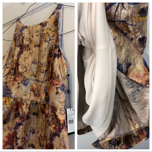 🆕NWT Anthropologie gold BHLDN Curtsy Dress - Picture 11 of 16